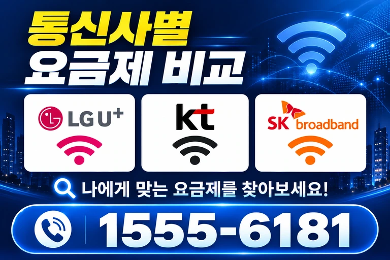 안동시 이천동 통신사별 요금제 비교